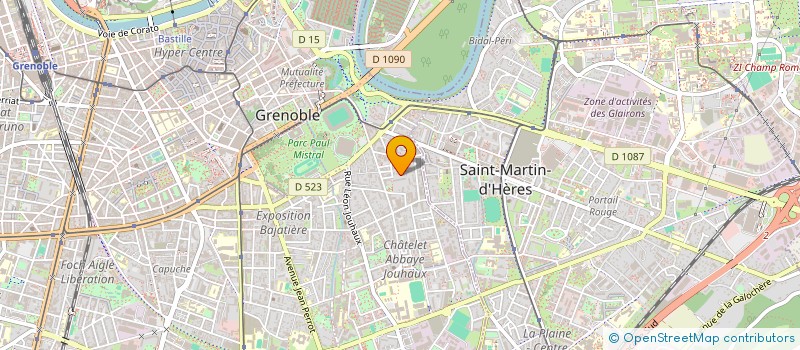 localisation de l'entreprise D&A BUISSON à GRENOBLE