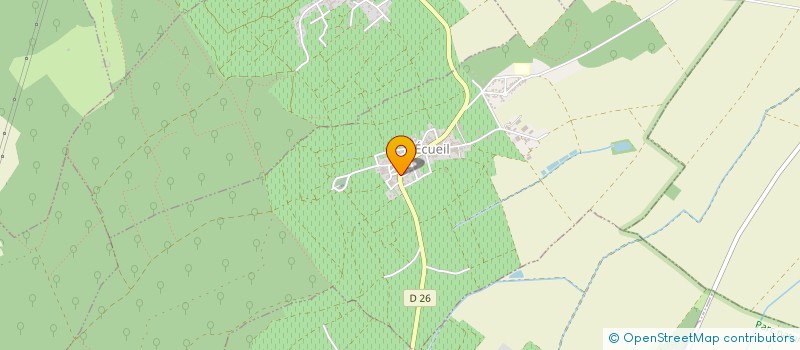 localisation de l'entreprise D.A.C.C.T.  ECUEIL