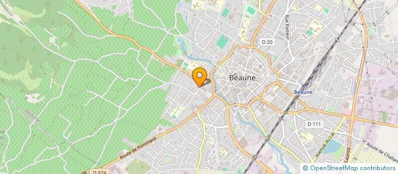 localisation de l'entreprise D.A.C.E. à BEAUNE