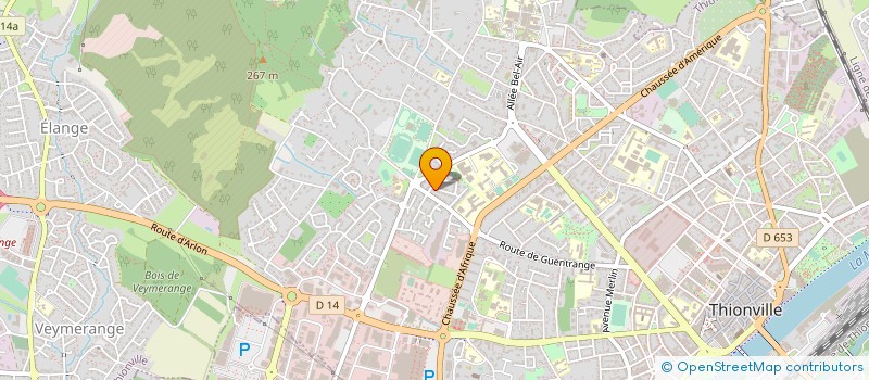 localisation de l'entreprise D A C HABITAT à THIONVILLE