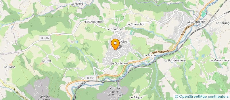 localisation de l'entreprise D.A.&CO  BRUSSIEU