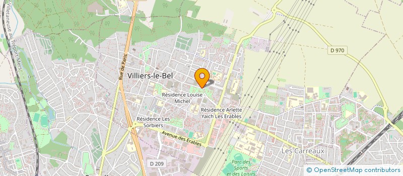 localisation de l'entreprise D.A CONSTRUCTION  VILLIERS-LE-BEL