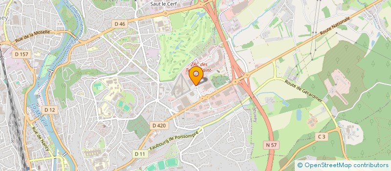 localisation de l'entreprise D.A. COOC  EPINAL