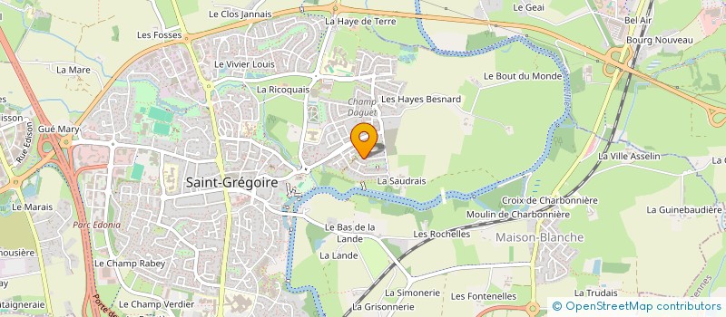 localisation de l'entreprise D&A CORP  SAINT-GREGOIRE