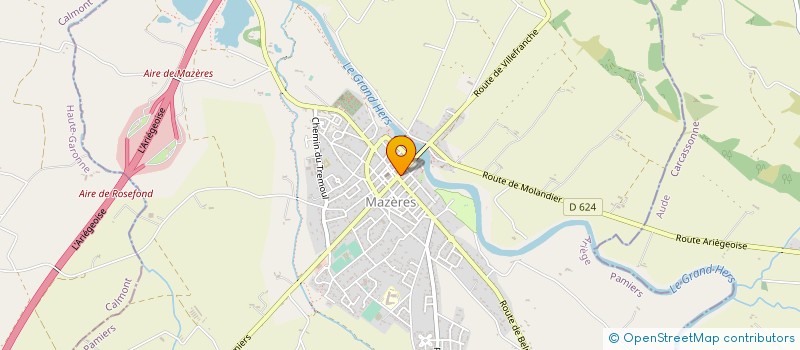 localisation de l'entreprise D.A.D. PROMOTION  MAZERES