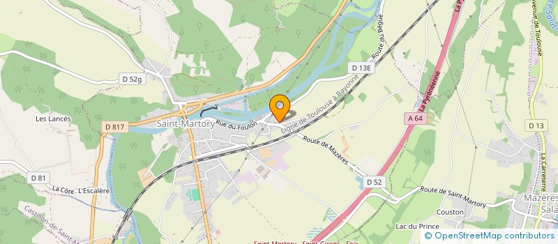 localisation de l'entreprise D A E  LAFFITE-TOUPIERE