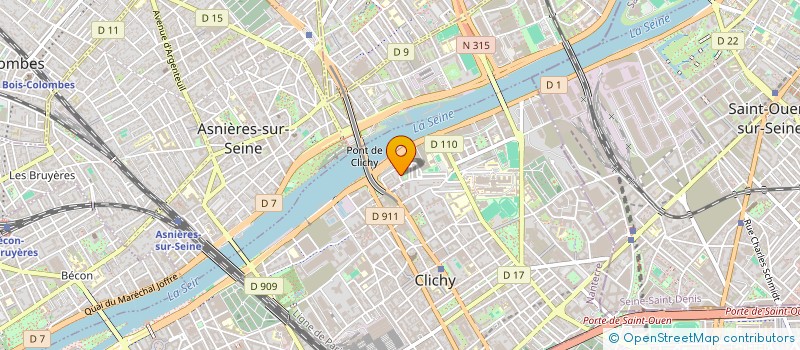 localisation de l'entreprise D A E L SARL à CLICHY