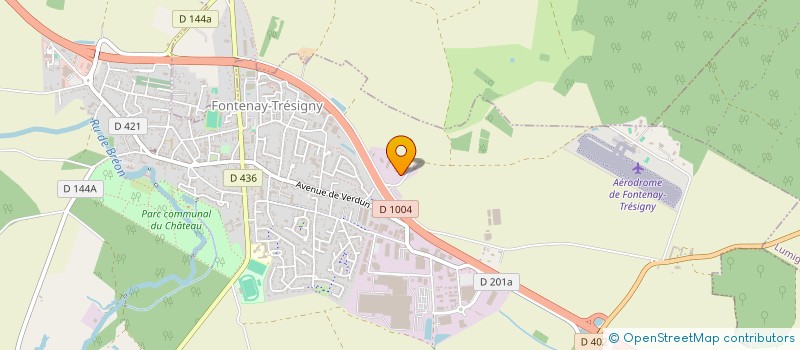 localisation de l'entreprise D.A EMBALLAGES  FONTENAY-TRESIGNY