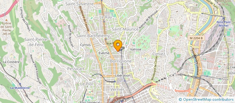 localisation de l'entreprise D A F à NICE
