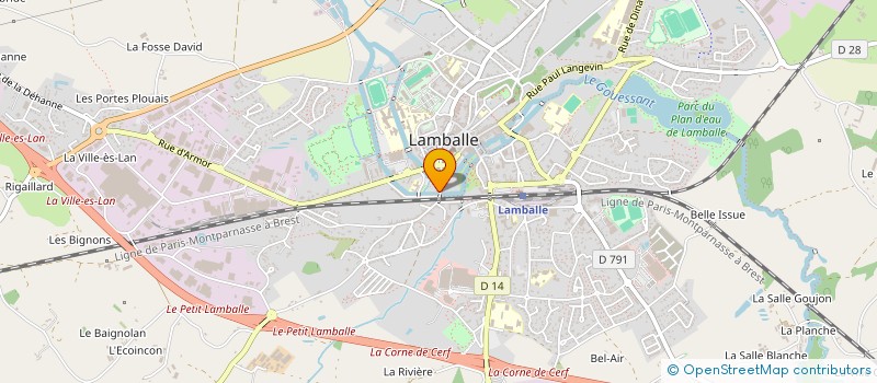 localisation de l'entreprise D.A.F.E. TANK à LAMBALLE-ARMOR