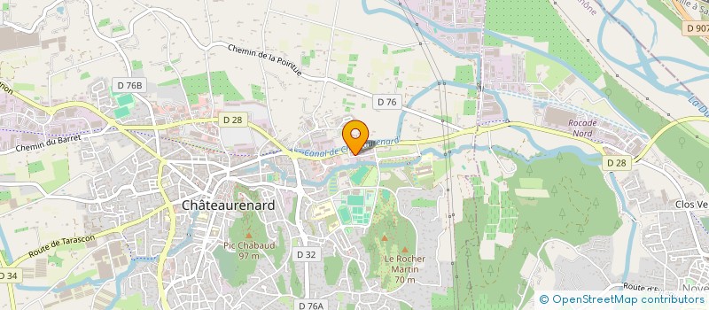 localisation de l'entreprise D&A FORMATIONS  CHATEAURENARD