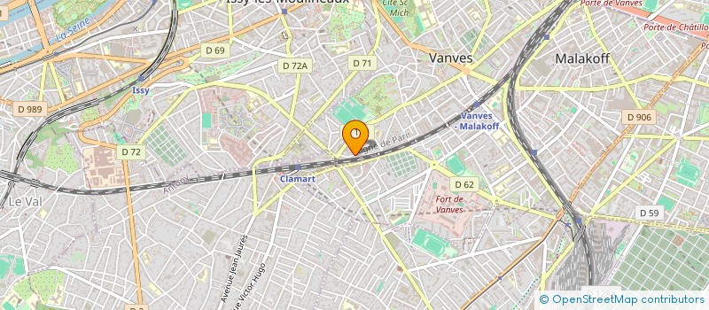 localisation de l'entreprise D.A.G PRODUCTION  VANVES