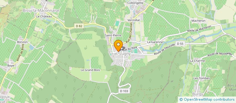 localisation de l'entreprise D.A.H.N.  SAINT-ALBAIN