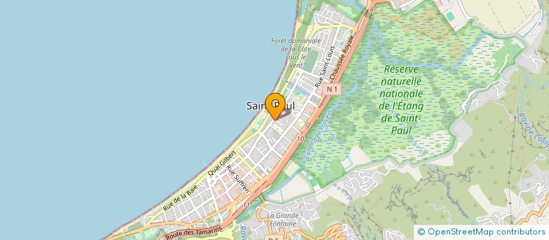 localisation de l'entreprise D.A. HOLDING  SAINT-PAUL