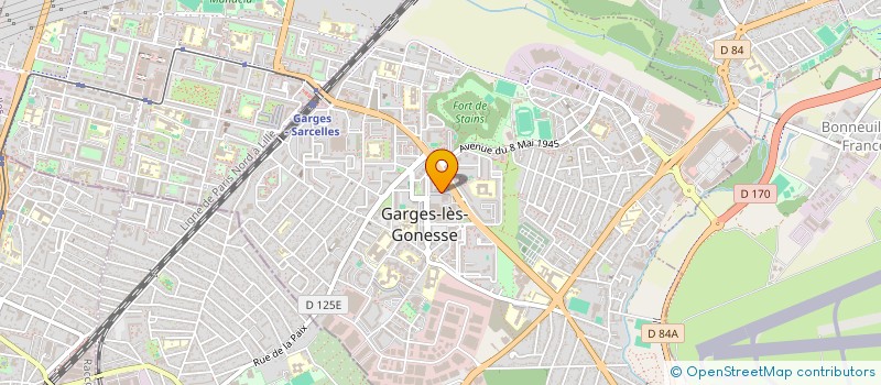 localisation de l'entreprise D.A.I.F. ASCENSEURS à GARGES-LES-GONESSE