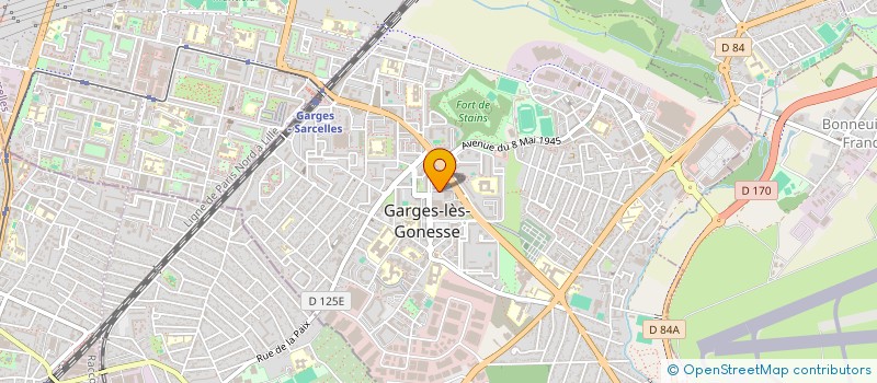 localisation de l'entreprise D.A.I.F. ASCENSEURS à GARGES-LES-GONESSE