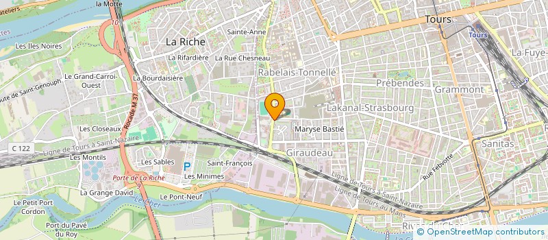 localisation de l'entreprise D&A IMMOBILIER  TOURS