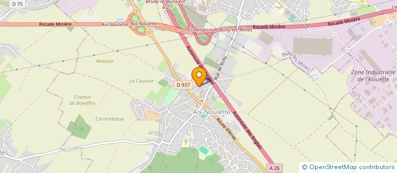 localisation de l'entreprise D.A..INVESTISSEMENTS  AIX-NOULETTE