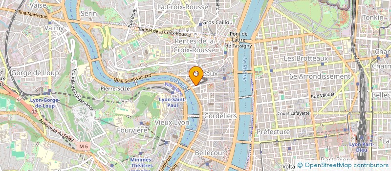 localisation de l'entreprise D.A.K. EN UN CLIN D'OEIL à LYON