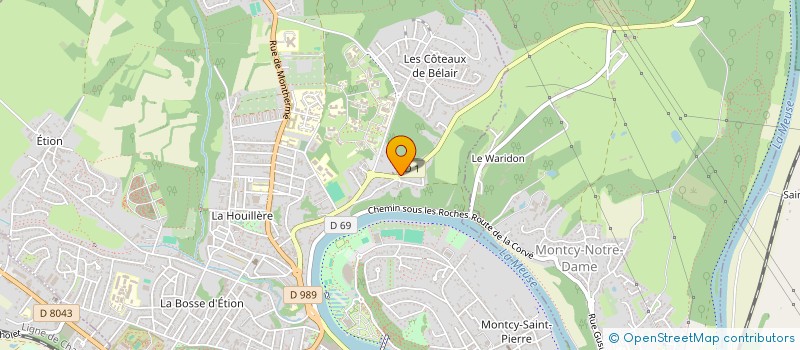 localisation de l'entreprise D.A.L. à CHARLEVILLE-MEZIERES