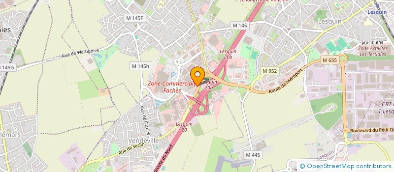 localisation de l'entreprise D.A.L.A.S  FACHES-THUMESNIL