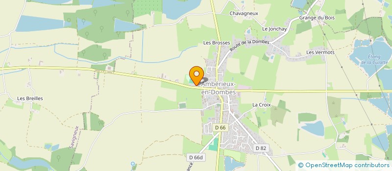 localisation de l'entreprise D.A.L.E. à AMBERIEUX-EN-DOMBES