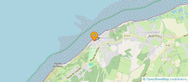 localisation de l'entreprise D.A.L.F.  VILLERVILLE