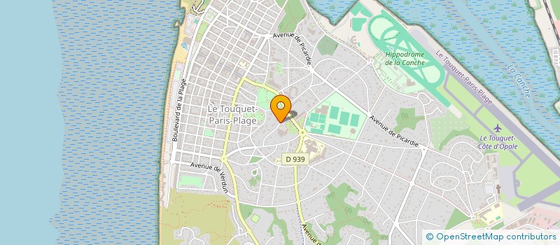 localisation de l'entreprise D.A.M. à LE TOUQUET-PARIS-PLAGE