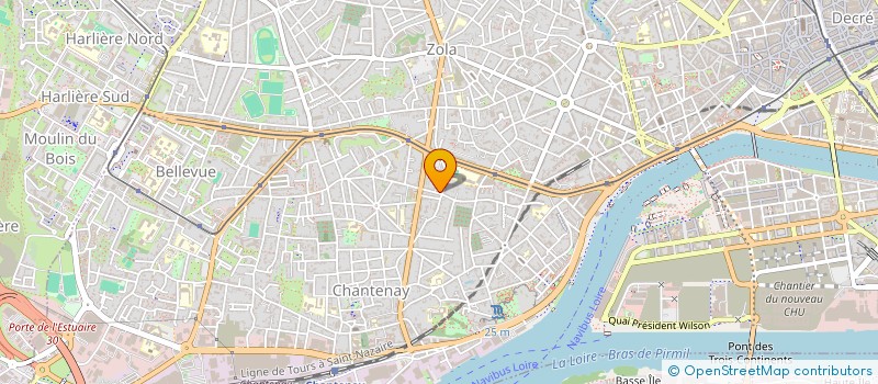 localisation de l'entreprise D A M A L E à NANTES