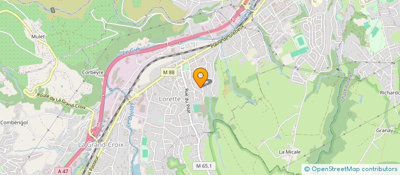 localisation de l'entreprise D.A.M.M.I  LORETTE