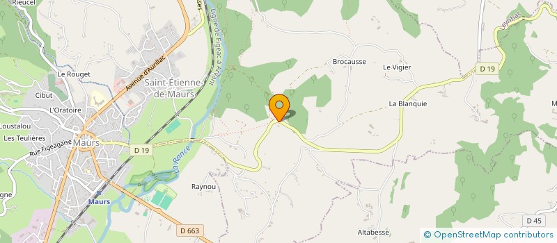 localisation de l'entreprise D.A.M.S à LE TRIOULOU