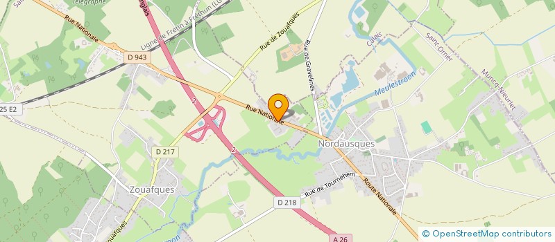 localisation de l'entreprise D.A.M.S  ZOUAFQUES