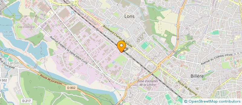 localisation de l'entreprise D A & MULTIMEDIA  LONS