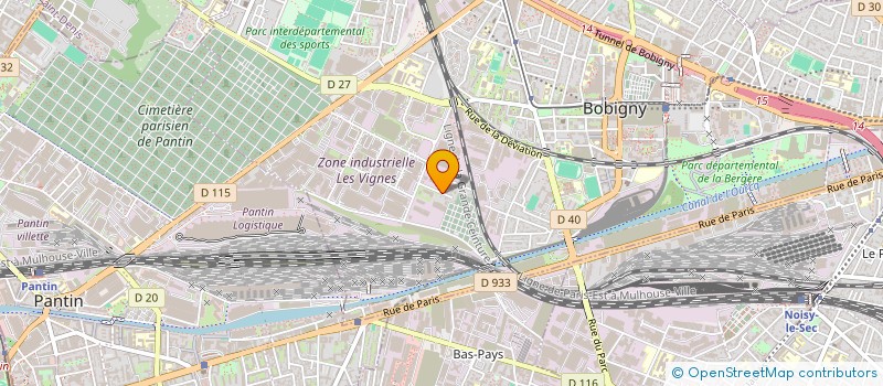 localisation de l'entreprise D.A.N. à BOBIGNY