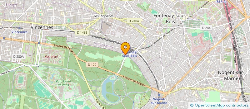 localisation de l'entreprise D.A.N. CONSULTING à FONTENAY-SOUS-BOIS