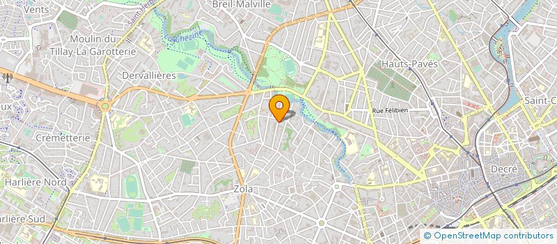 localisation de l'entreprise D.A.N.O à NANTES