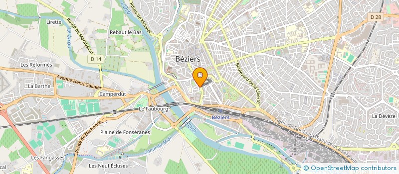 localisation de l'entreprise D.A.P. à BEZIERS