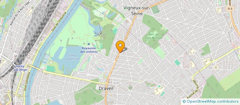 localisation de l'entreprise D.A.P. à DRAVEIL