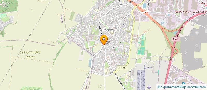 localisation de l'entreprise D.A PEINTURE  SAINT-FONS