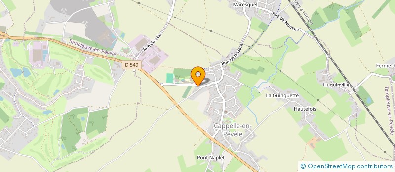 localisation de l'entreprise D.A.R. à CAPPELLE-EN-PEVELE