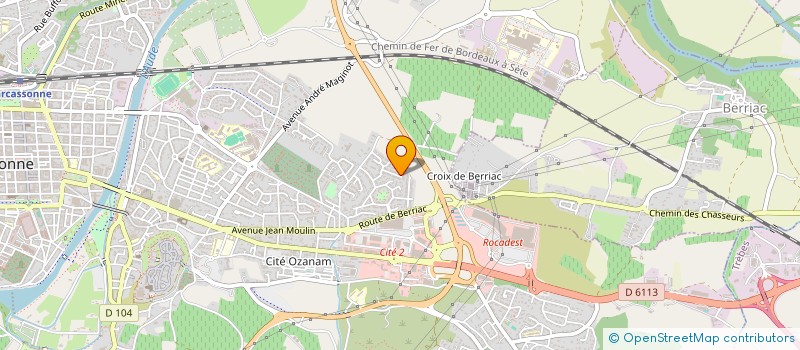 localisation de l'entreprise D.A.S. à CARCASSONNE