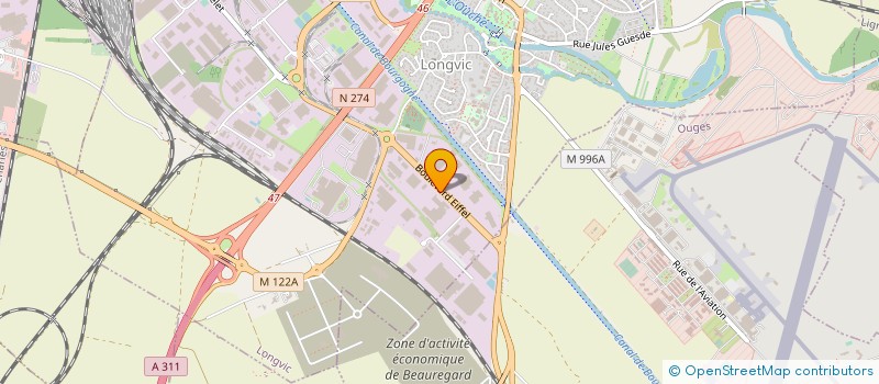 localisation de l'entreprise D.A.S. AUTO 21  GEVREY-CHAMBERTIN