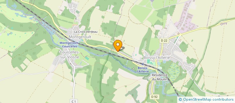 localisation de l'entreprise D.A.S.G. à BOISSY-L'AILLERIE