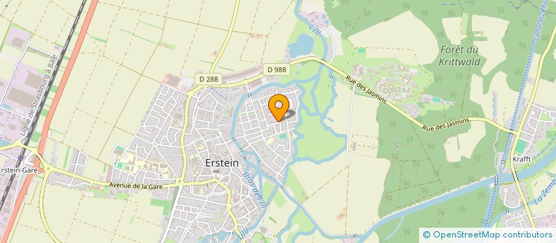 localisation de l'entreprise D.A.S.I.  ERSTEIN