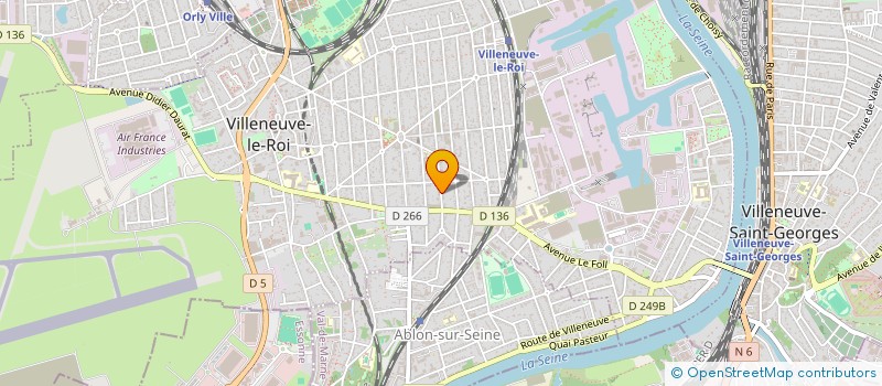 localisation de l'entreprise D.A.S TRADING  VILLENEUVE-LE-ROI