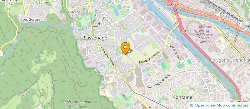 localisation de l'entreprise D.A.S.W  SASSENAGE