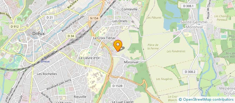 localisation de l'entreprise D.A. TEN DEVELOPPE APPLICATIONS TRAVAUX ENERGIES à SAINTE-GEMME-MORONVAL