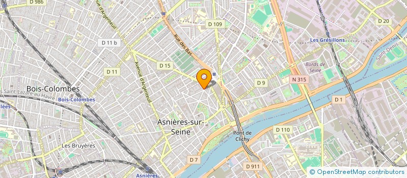 localisation de l'entreprise D'A.U.M. INTERNATIONAL à ASNIERES-SUR-SEINE