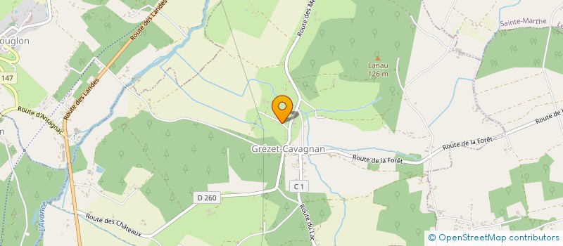 localisation de l'entreprise D.A.Y.M  GREZET-CAVAGNAN