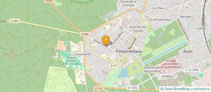 localisation de l'entreprise D'ABOVILLE-BEAUHARNAIS  FONTAINEBLEAU